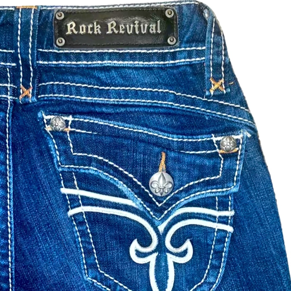 Y2k McBling Rock Revival Jeans